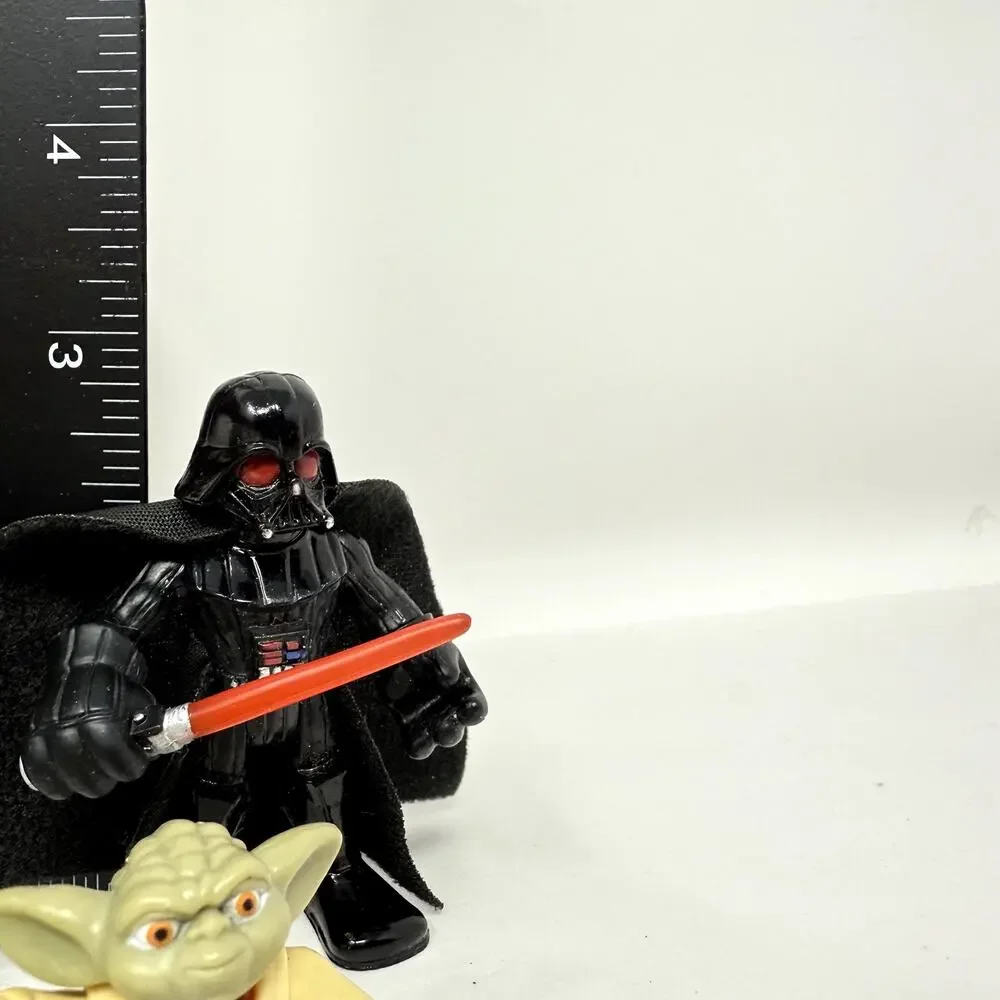 Star Wars Galactic Heroes Darth Vader R2-D2 Yoda AT-AT Driver Figures Lot 4